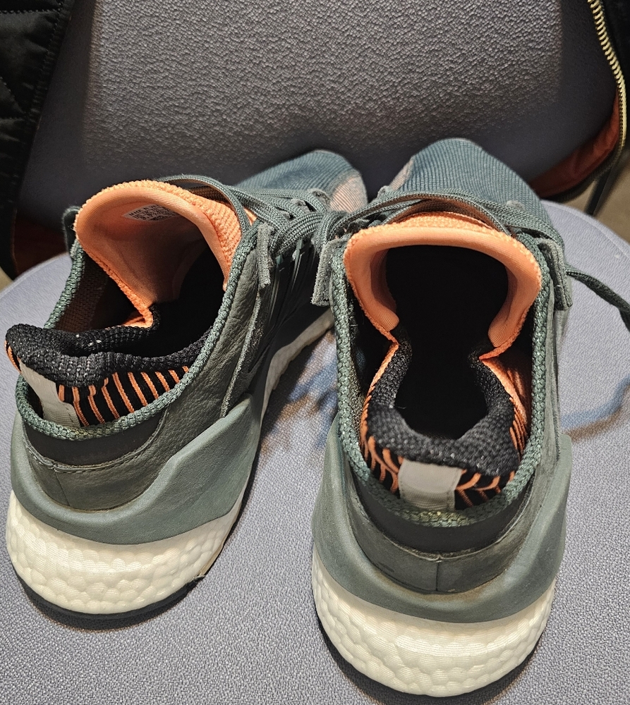 Adidas ADV 91-18 EQUIPMENT Gray Orange Mens 9 - Picture 2 of 4